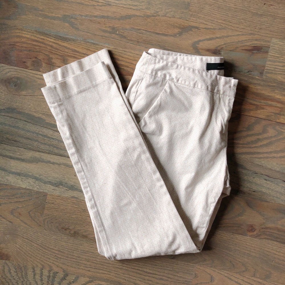 amanda + chelsea women’s white beige pants
